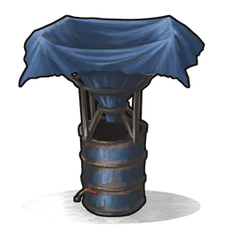 Small Water Catcher Rust Item