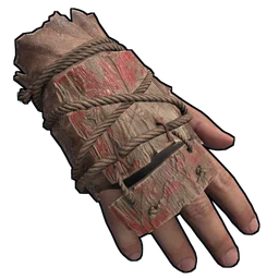 Wood Armor Gloves Rust Item