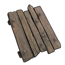 Деревянный щит Rust Item