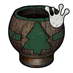 Creamy Pure Wood Tea Rust Item