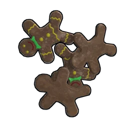 Decorative Gingerbread Men Rust Item