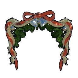 Festive Doorway Garland Rust Item