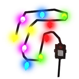 Deluxe Christmas Lights Rust Item