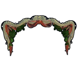 Festive Window Garland Rust Item