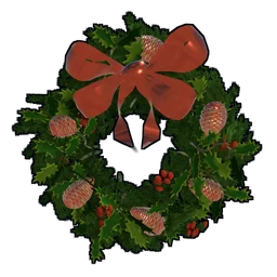 Christmas Door Wreath Rust Item