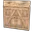 Wood Double Door Rust Item