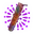 Violet Roman Candle Rust Item