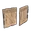 Wood Shutters Rust Item