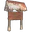 Two Sided Town Sign Post Rust Item