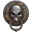 Skull Door Knocker Rust Item