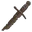 Sunken Combat Knife Rust Item